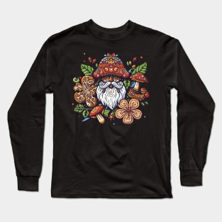 Cottagecore Vibes Santa Claus Long Sleeve T-Shirt